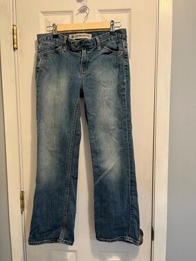 Vintage Gap Low Rise Cropped Jeans Straight Leg Light Wash Size 6